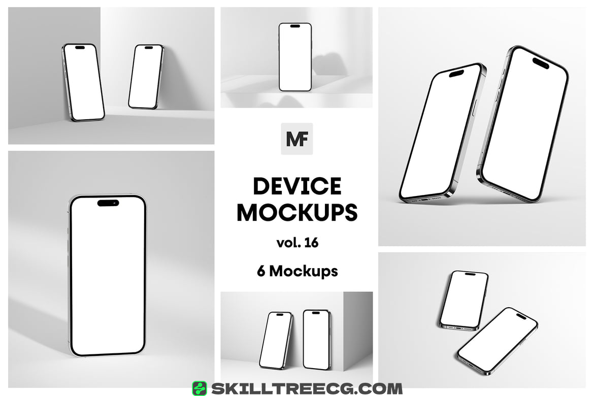 Electronic Device Phone Mockups vol.16（723392）-技能树